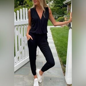 SIX/FIFTY V-Neck Jumpsuit
